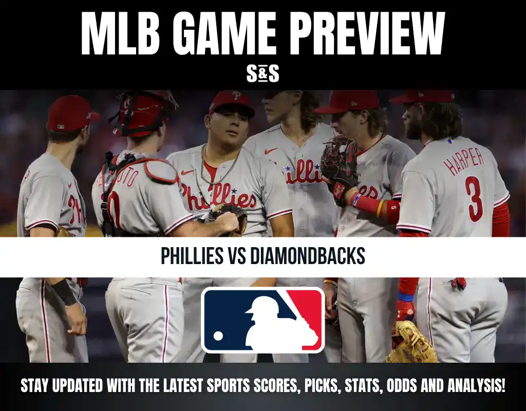 MLB GAME PREVIEW: PHILLIES vs DIAMONDBACKS. Stay updated with the latest sports scores, picks, stats, odds and analysis.
