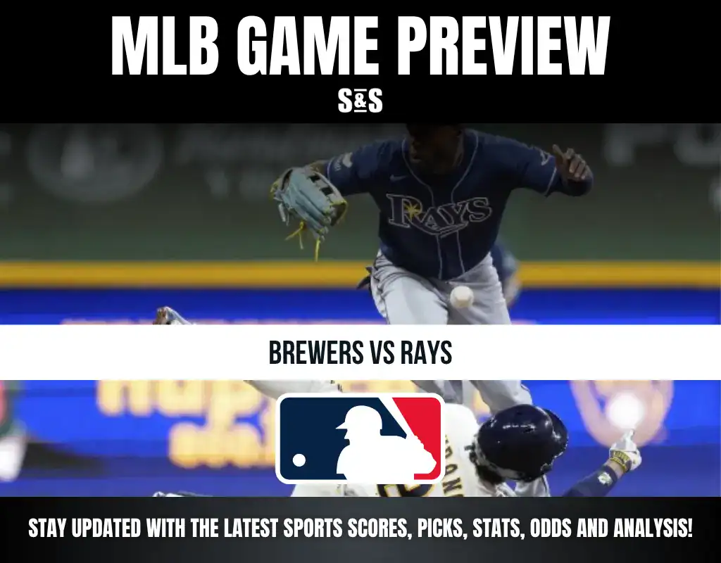 MLB Game Preview featuring Brewers vs Rays, with a focus on sports updates including scores, picks, stats, odds, and analysis.