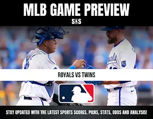 MLB GAME PREVIEW: ROYALS VS TWINS. Stay updated with the latest sports scores, picks, stats, odds and analysis!