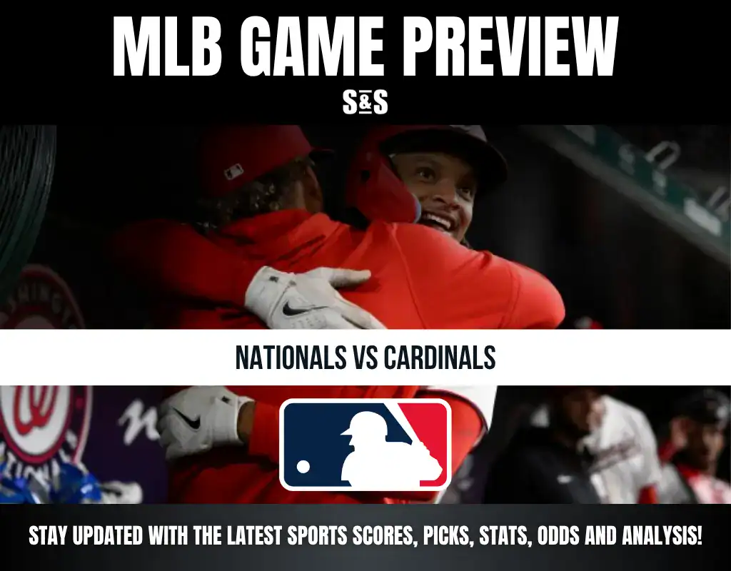 MLB game preview featuring Nationals vs. Cardinals.
