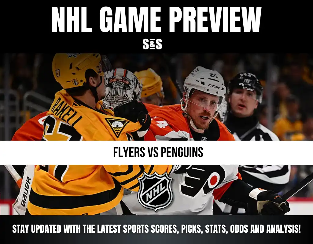 NHL Game Preview: Flyers vs Penguins. Stay updated with the latest sports scores, picks, stats, odds, and analysis.