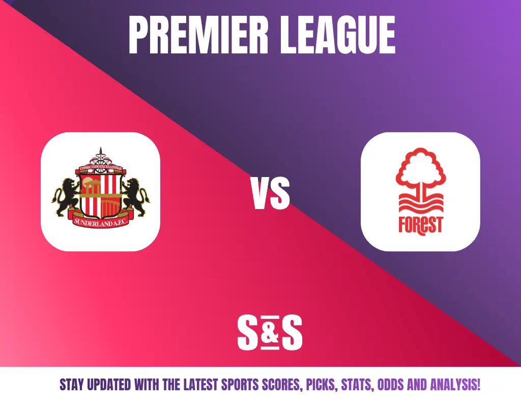 Premier League matchup between Sunderland and Forest.