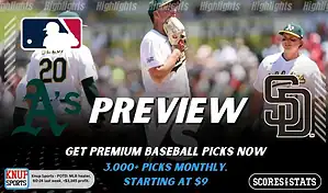 Athletics vs San Diego Padres