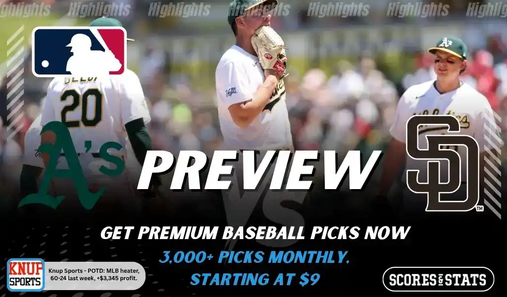 Athletics vs San Diego Padres