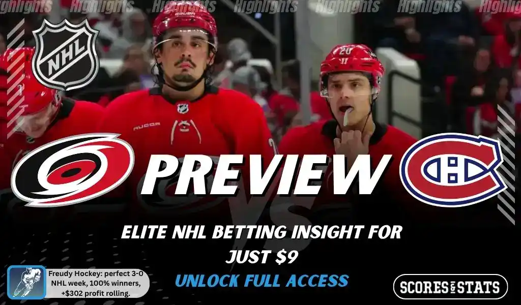 Carolina Hurricanes vs Montreal Canadiens