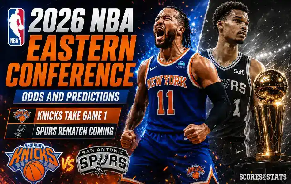 2026 NBA Eastern Conference Odds and Knicks vs. Spurs Finals Predictions