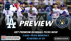 Los Angeles Dodgers vs Milwaukee Brewers
