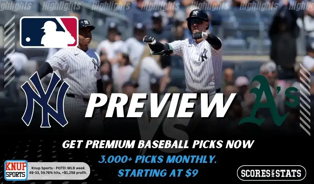 New York Yankees vs Athletics