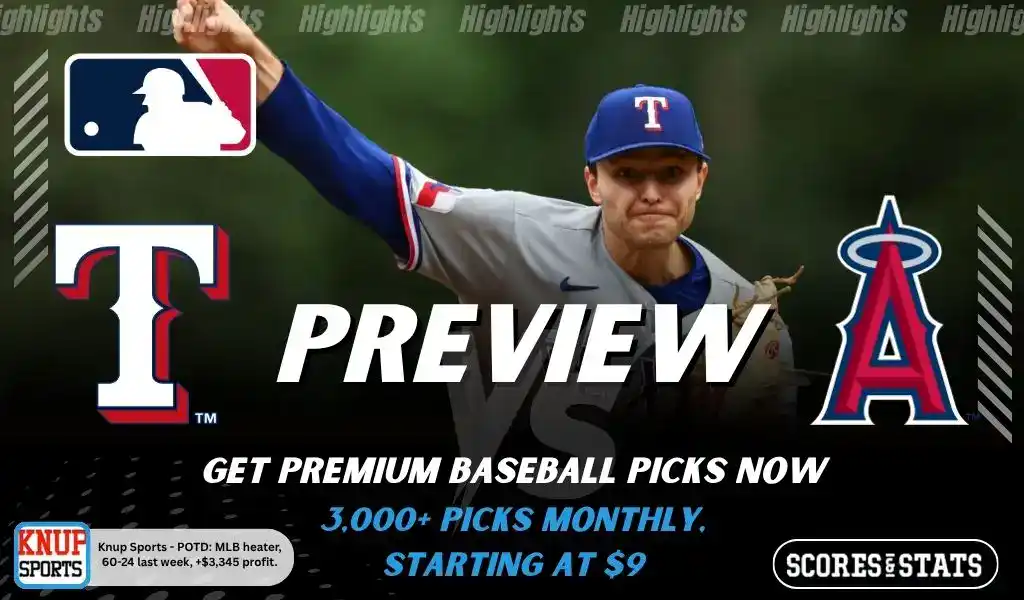 Texas Rangers vs Los Angeles Angels