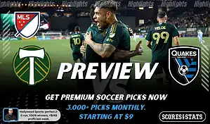 Timbers vs SJ Earthquakes