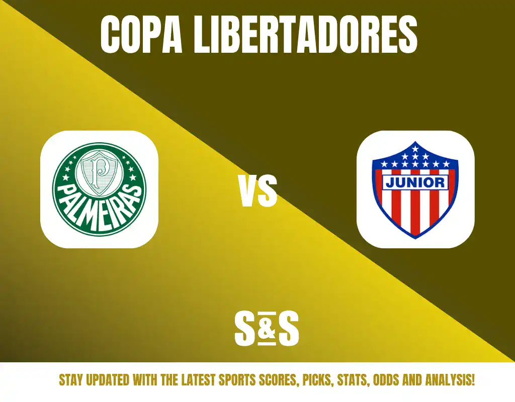 COPA LIBERTADORES - PALMEIRAS vs JUNIOR - STAY UPDATED WITH THE LATEST SPORTS SCORES, PICKS, STATS, ODDS AND ANALYSIS!