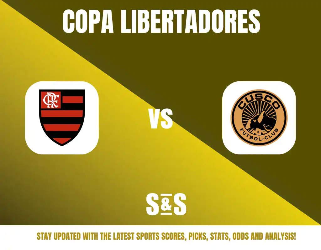 Copa Libertadores matchup between Flamengo and Cusco Fútbol Club.