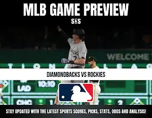 MLB Game Preview featuring the matchup between the Diamondbacks and Rockies, with a focus on updates regarding sports scores, picks, stats, odds, and analysis.