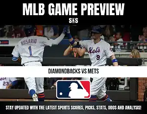 MLB Game Preview featuring Diamondbacks vs Mets.