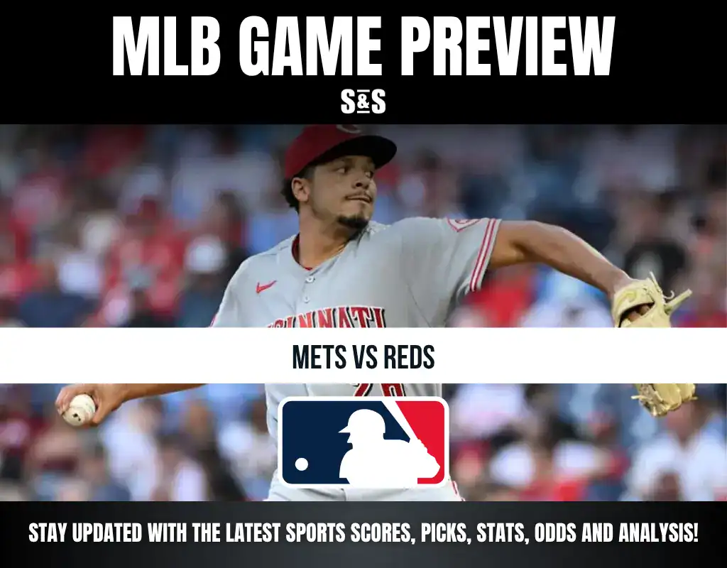 MLB Game Preview: Mets vs Reds. Player in a grey jersey pitching. Stay updated with the latest sports scores, picks, stats, odds, and analysis!