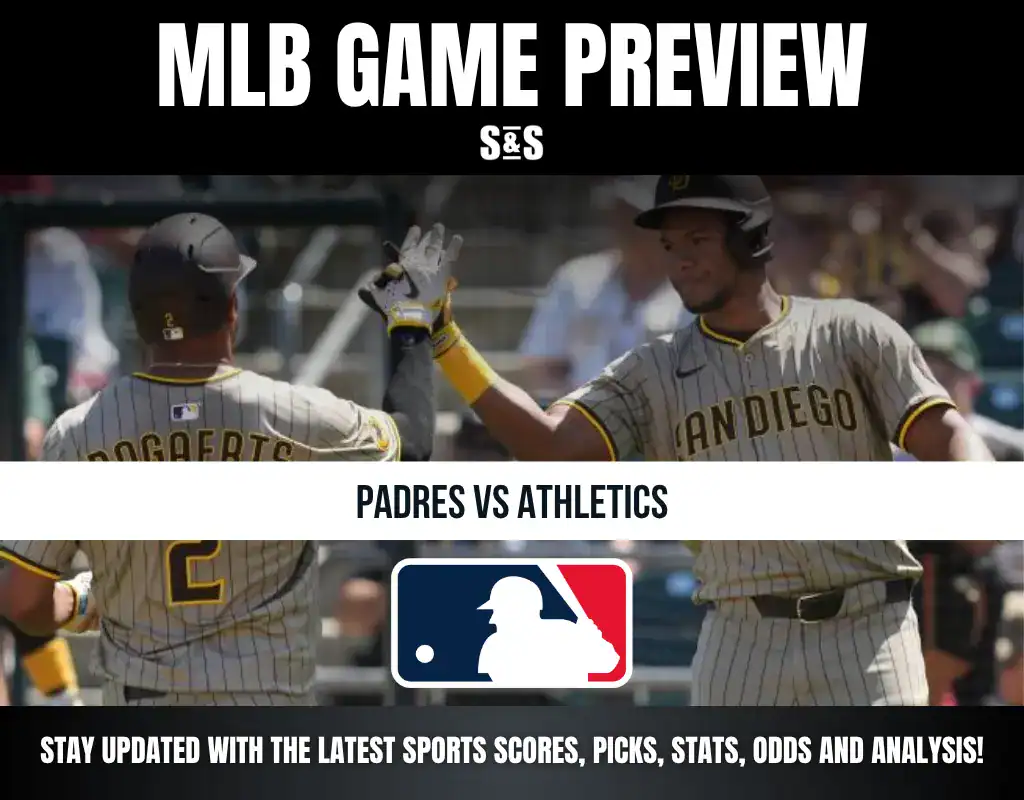 MLB Game Preview: Padres vs Athletics. Stay updated with the latest sports scores, picks, stats, odds and analysis!