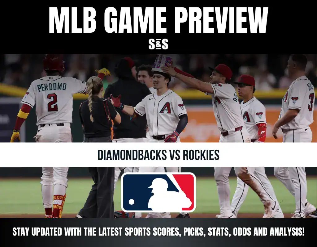 MLB Game Preview featuring the Diamondbacks vs Rockies, with players and staff in action.