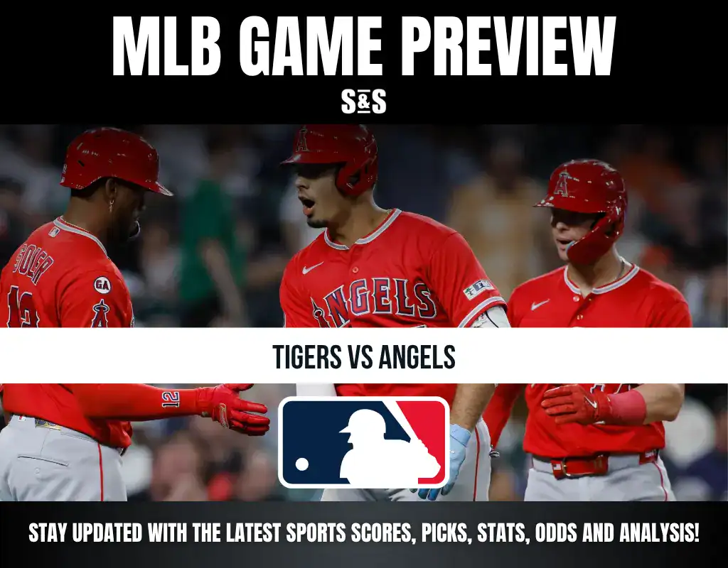 MLB Game Preview featuring Tigers vs Angels.