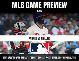MLB Game Preview: Padres vs Phillies. Stay updated with the latest sports scores, picks, stats, odds and analysis!