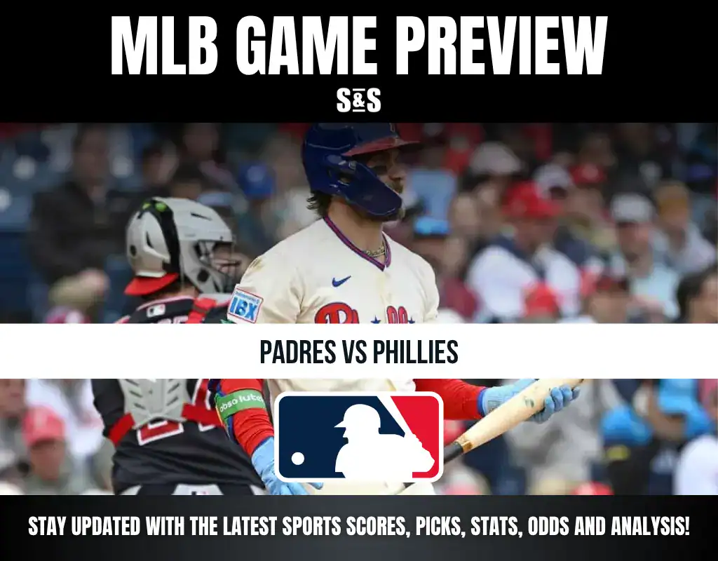 MLB Game Preview: Padres vs Phillies. Stay updated with the latest sports scores, picks, stats, odds and analysis!