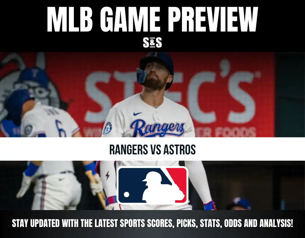 MLB Game Preview featuring Rangers vs Astros, with a focus on staying updated with sports scores, picks, stats, odds, and analysis.