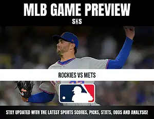 MLB Game Preview featuring Rockies vs Mets, with a focus on sports scores, picks, stats, odds, and analysis.