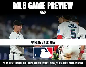 MLB Game Preview: Marlins vs. Orioles. Stay updated with the latest sports scores, picks, stats, odds, and analysis!
