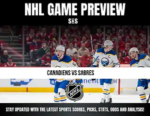 NHL Game Preview: Canadiens vs Sabres. Stay updated with the latest sports scores, picks, stats, odds and analysis.