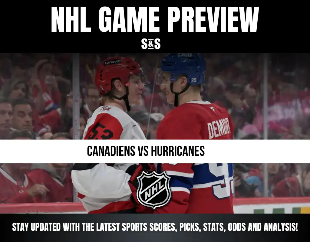 NHL Game Preview: Canadiens vs Hurricanes. Stay updated with the latest sports scores, picks, stats, odds, and analysis.
