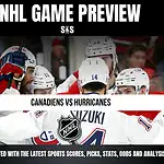NHL Game Preview: Canadiens vs Hurricanes, stay updated with the latest sports scores, picks, stats, odds and analysis.