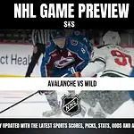 NHL Game Preview: Avalanche vs Wild, stay updated with the latest sports scores, picks, stats, odds and analysis.