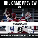 NHL Game Preview: Wild vs Avalanche. Stay updated with the latest sports scores, picks, stats, odds, and analysis.