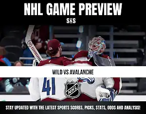 NHL Game Preview: Wild vs Avalanche. Stay updated with the latest sports scores, picks, stats, odds, and analysis.