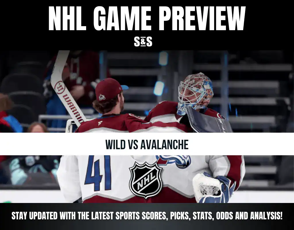 NHL Game Preview: Wild vs Avalanche. Stay updated with the latest sports scores, picks, stats, odds, and analysis.