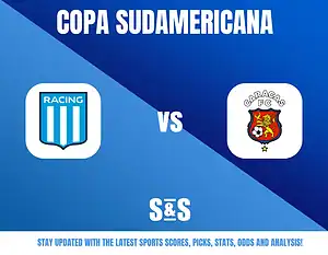 Copa Sudamericana: Racing vs Caracas FC. Stay updated with the latest sports scores, picks, stats, odds and analysis!