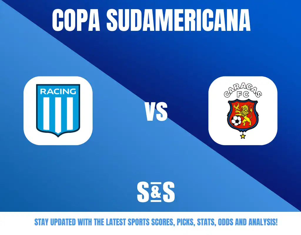 Copa Sudamericana: Racing vs Caracas FC. Stay updated with the latest sports scores, picks, stats, odds and analysis!