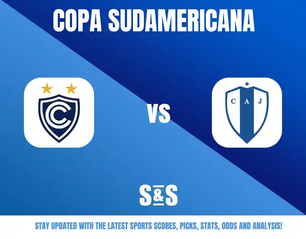 Copa Sudamericana logo featuring two team logos, one on the left and one on the right, with "vs" text in between.