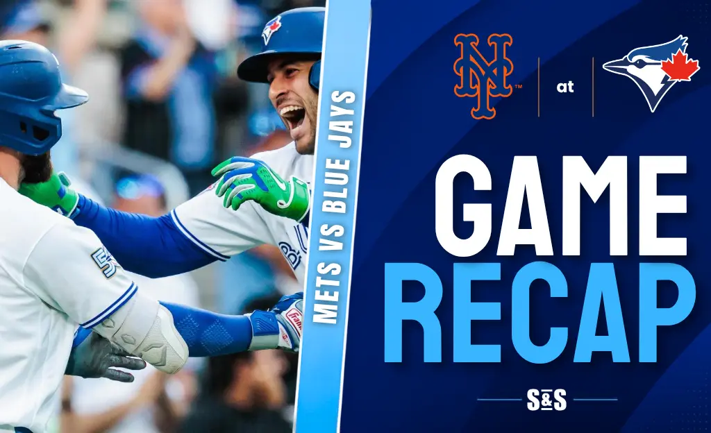 Game recap for Mets vs Blue Jays.