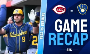Reds vs Brewers Game Recap