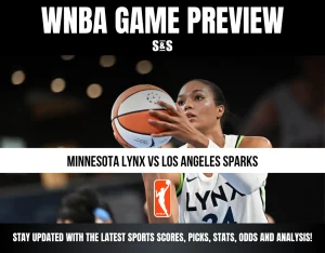 WNBA Game Preview featuring Minnesota Lynx vs Los Angeles Sparks. Stay updated with the latest sports scores, picks, stats, odds, and analysis.
