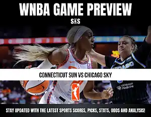 WNBA game preview featuring players from the Connecticut Sun and Chicago Sky.