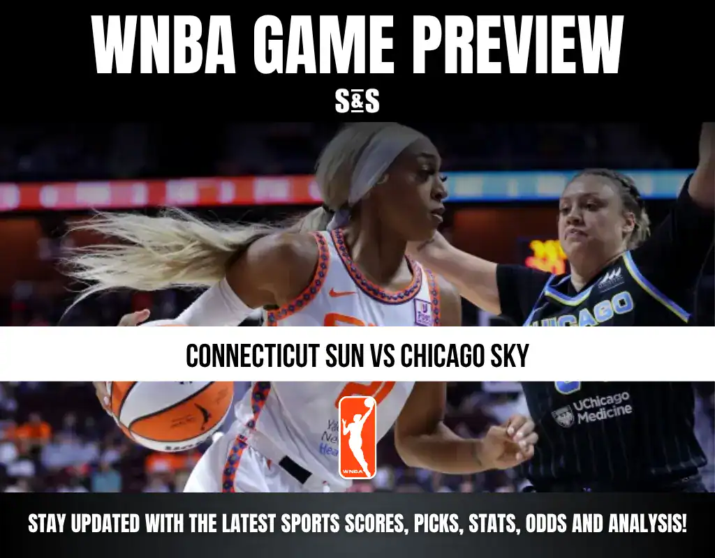 WNBA game preview featuring players from the Connecticut Sun and Chicago Sky.