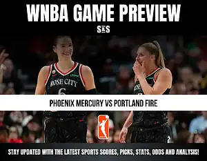 WNBA Game Preview: Phoenix Mercury vs Portland Fire. Stay updated with the latest sports scores, picks, stats, odds and analysis!