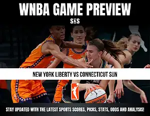 WNBA GAME PREVIEW featuring a matchup between New York Liberty and Connecticut Sun.