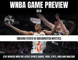 WNBA Game Preview featuring Indiana Fever vs Washington Mystics.