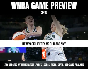 WNBA game preview featuring New York Liberty vs Chicago Sky.