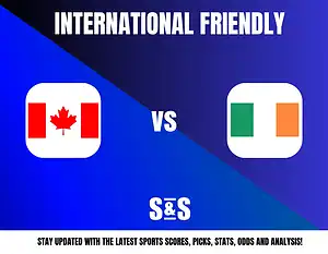 International Friendly match between Canada and Ireland.