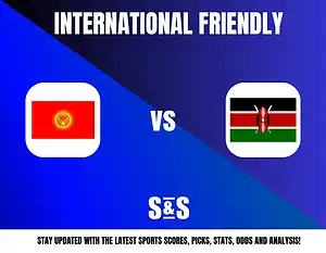 International Friendly match between Kyrgyzstan and Kenya.