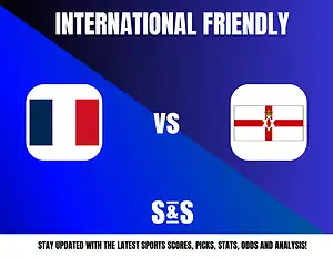 International Friendly match between France and Northern Ireland.