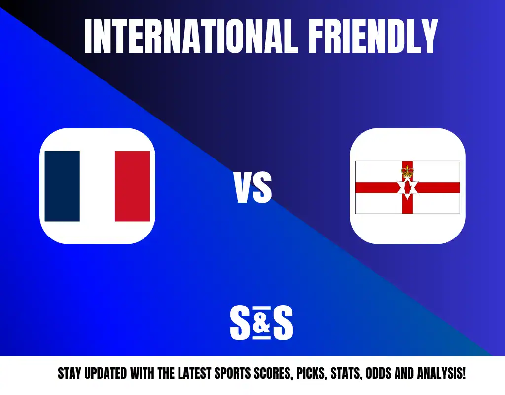 International Friendly match between France and Northern Ireland.